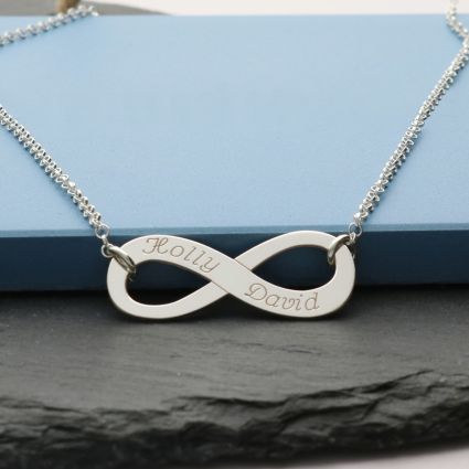 Sterling Silver Infinity Necklace