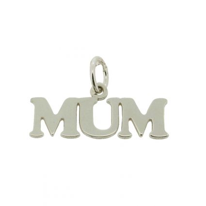 Sterling Silver Mum Pendant 