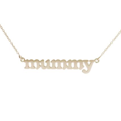 9ct Yellow Gold Meghan Mummy Name Necklace