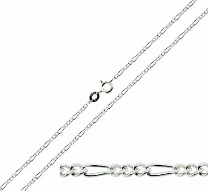 Sterling Silver 1.5mm Figaro Chain