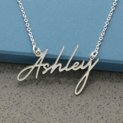 Signature style name necklace outlet