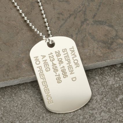 Sterling silver photo engraved dog tags cheap