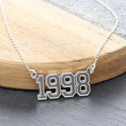Year Plate Necklace 