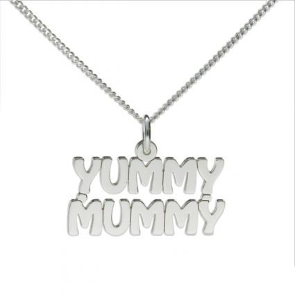 Sterling Silver Yummy Mummy Necklace