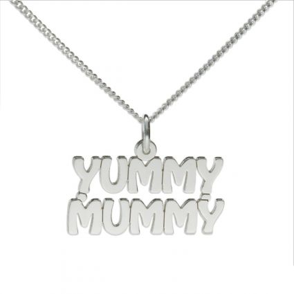 Sterling Silver Yummy Mummy Necklace