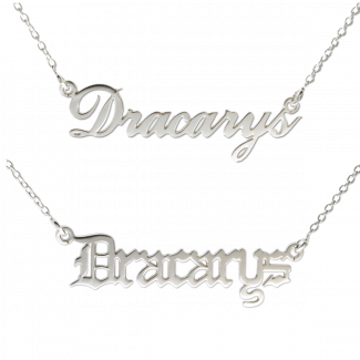 Dracarys Game Of Thrones Name Necklace 