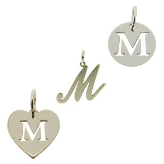 Sterling Silver Initial Charm