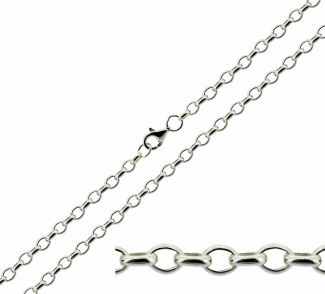 Sterling Silver 3.4mm Belcher Chain