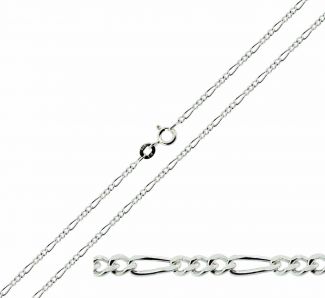 Sterling Silver 1.9mm Figaro Chain