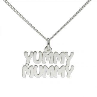 Sterling Silver Yummy Mummy Pendant