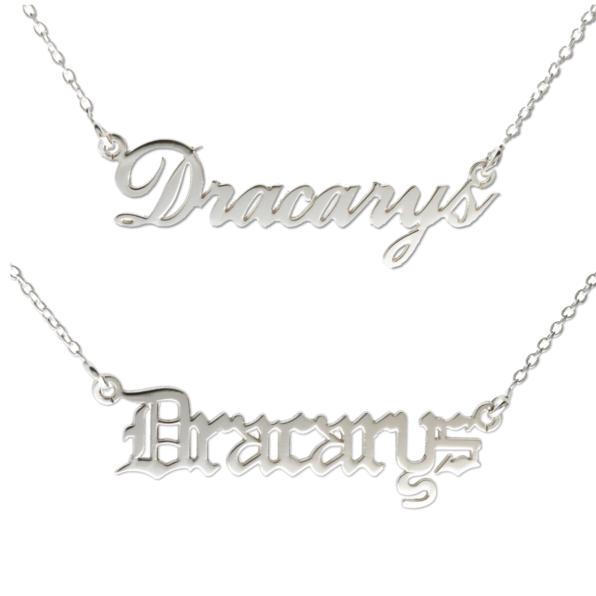 Dracarys Game Of Thrones Mother Of Dragons Name Necklace