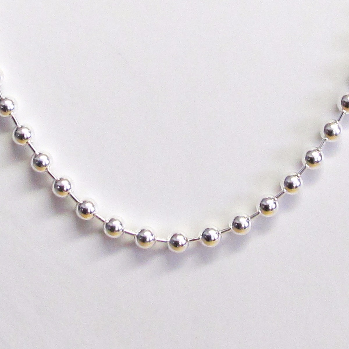 Sterling Silver 5mm Bead Ball Chain
