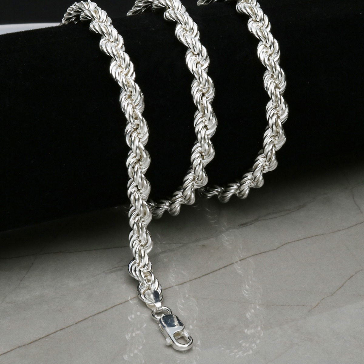 Sterling Silver Rope Bracelet