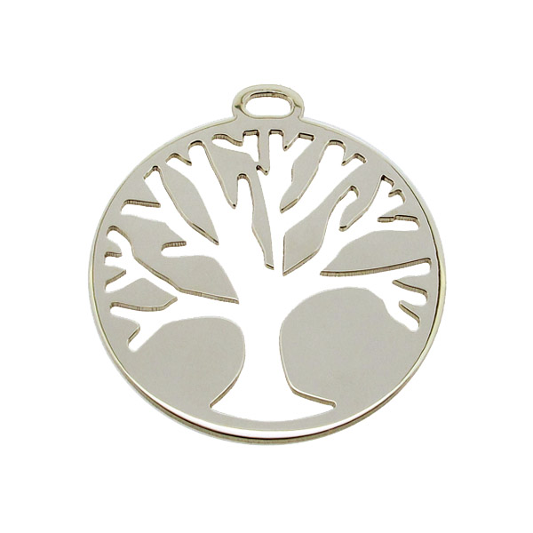 Sterling Silver Tree Of Life Coin