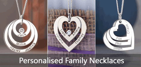Personalised Family Necklaces
