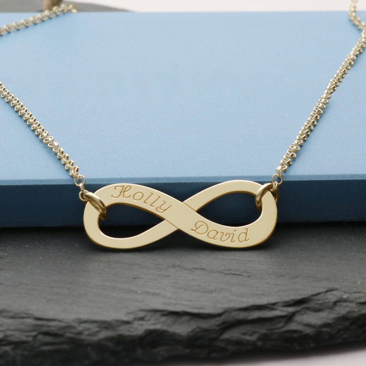 Necklace with infinity pendant new arrivals